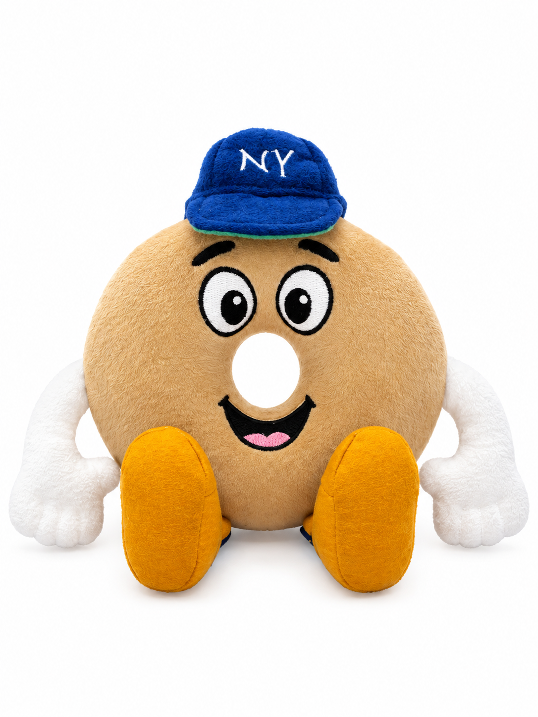 Big Apple Benny plush sitting, front view