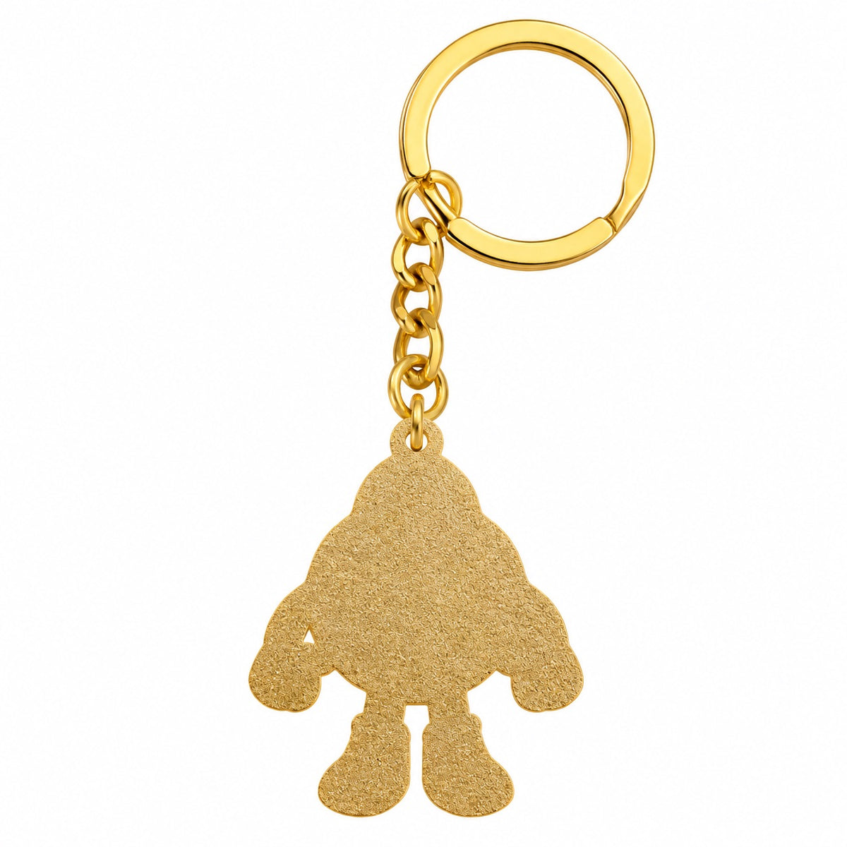 Back of the Big Apple Benny enamel keychain