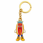 Empire Frank enamel keychain, front view